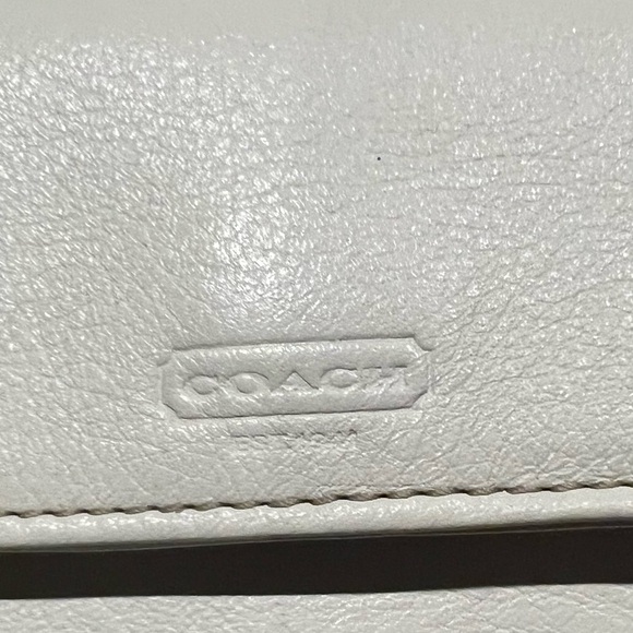 Coach Wallet Card Case White NWOT - Picture 3 of 5